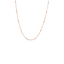 Diamond Chain Necklace Rosé