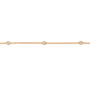 Diamond Chain Bracelet Gold