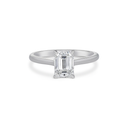 Emerald Cut Diamond Ring White Gold