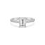 Emerald Cut Diamond Ring White Gold