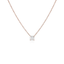 Floating Diamond Pendant Necklace Gold