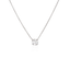 Floating Diamond Pendant Necklace White Gold