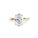 Oval Cut Diamond Ring White Gold