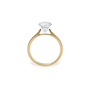 Round Cut Diamond Ring Gold