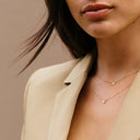 Diamond Bezel Set Pendant White Gold