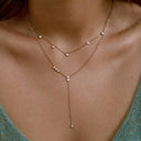 Diamond Chain Necklace Rosé