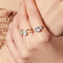 Oval Cut Diamond Ring White Gold